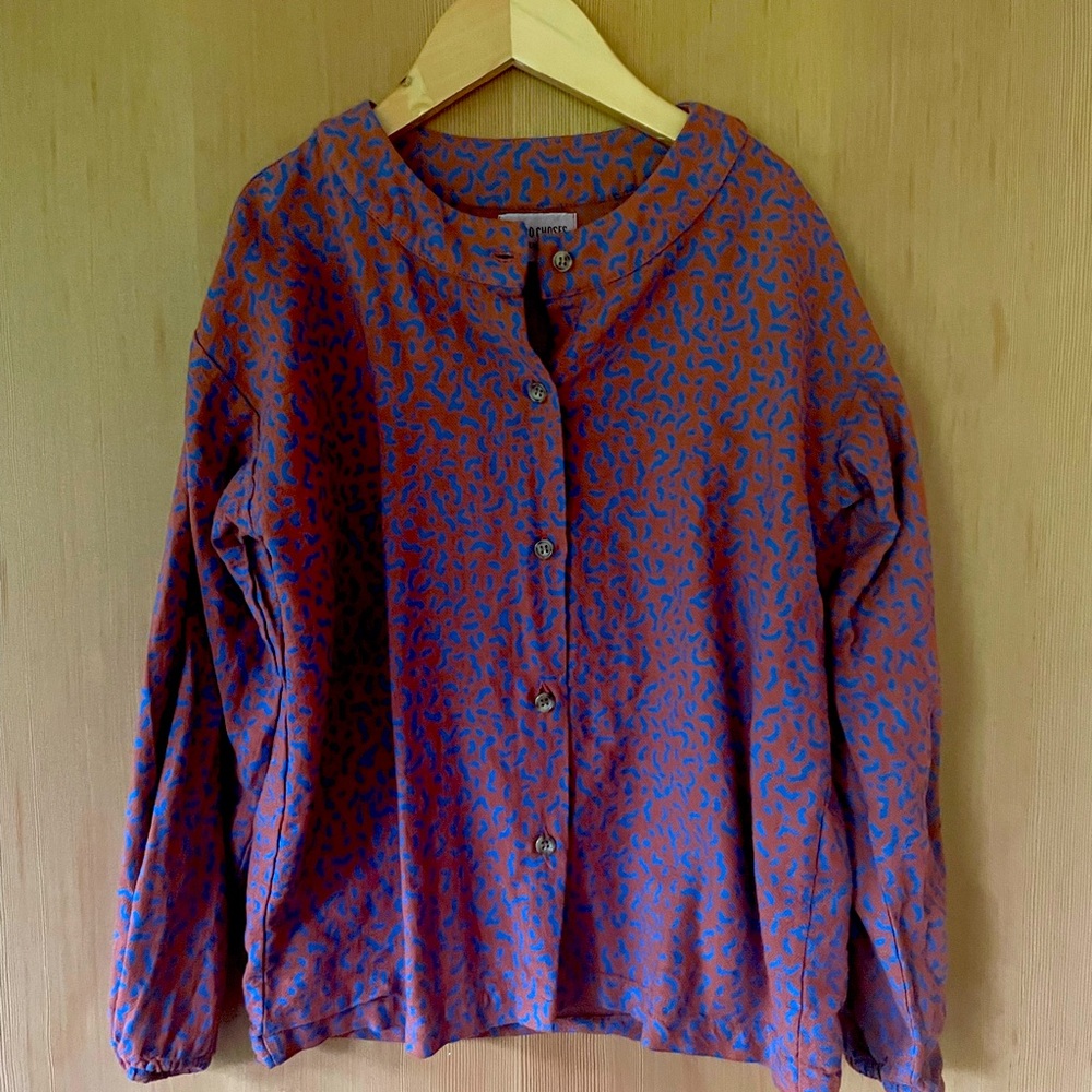 Bobo Choses Geo Button Up, 8-9 yrs
